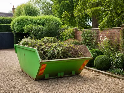 Midi skip for a garden project in Hampton