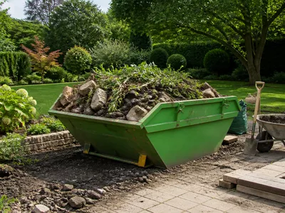 Garden project with a full midi skip