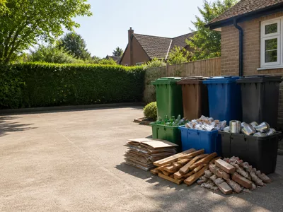 Waste sorted responsibly after collection from Sawtry