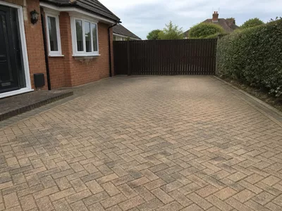 Empty driveway after skip collection in Stanground