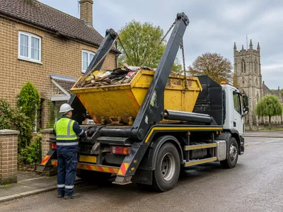 Skip collected and waste responsibly disposed of from Whittlesey
